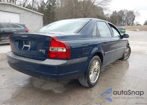 2001 Volvo S80 T6 from USA, damaged, VIN YV1TS90D911193429